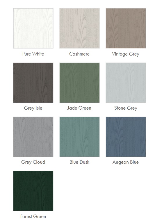 Colours available in Locano Touch